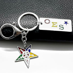 OES Keychain - Enamel Emblem with OES Tag