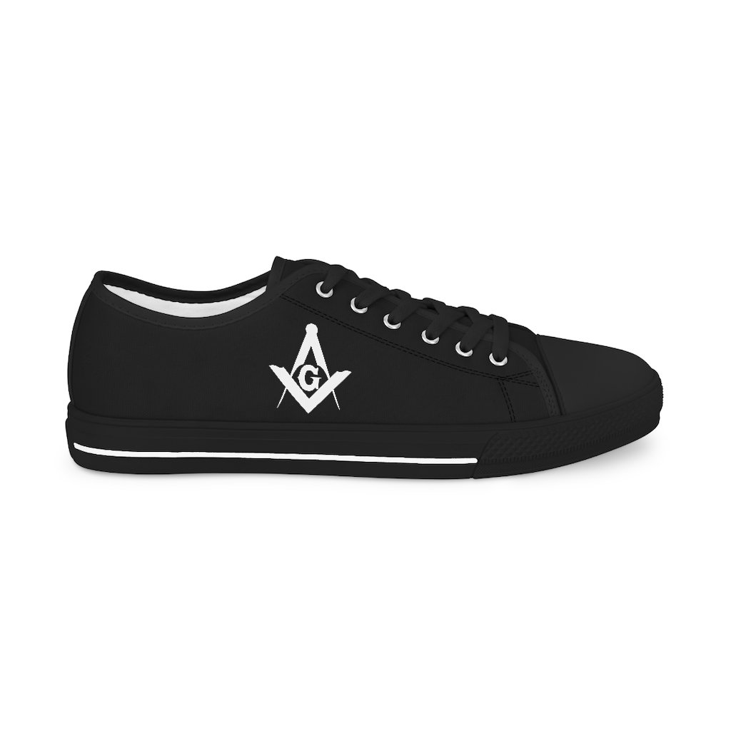 Master Mason Blue Lodge Sneaker - Low-Top Square & Compass G