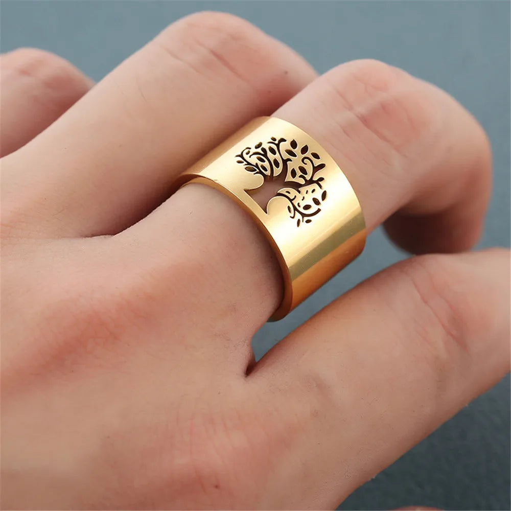 Ancient Israel Ring - Copper Tree of Life - Bricks Masons