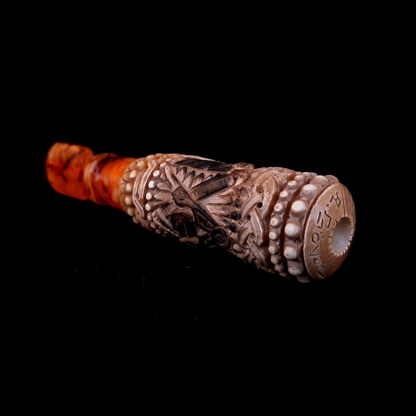 Master Mason Blue Lodge Cigarette Holder - Natural Wax Square & Compass G - Bricks Masons