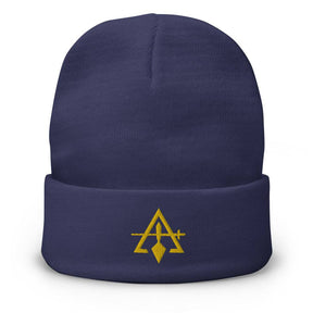 Council Beanie - Golden Embroidery - Bricks Masons