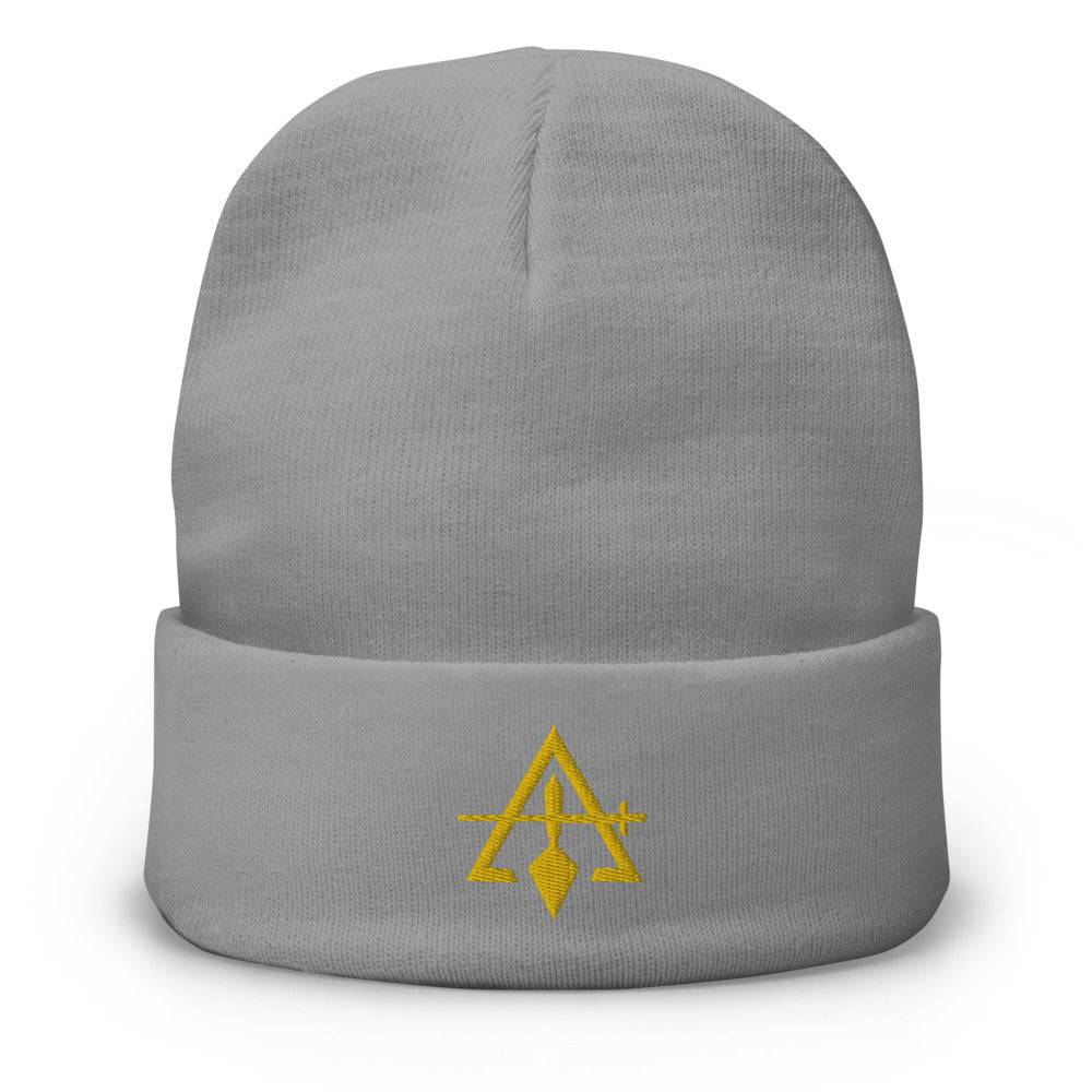 Council Beanie - Golden Embroidery - Bricks Masons