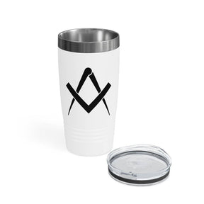 Master Mason Blue Lodge Ringneck Tumbler - Square & Compass 20oz - Bricks Masons