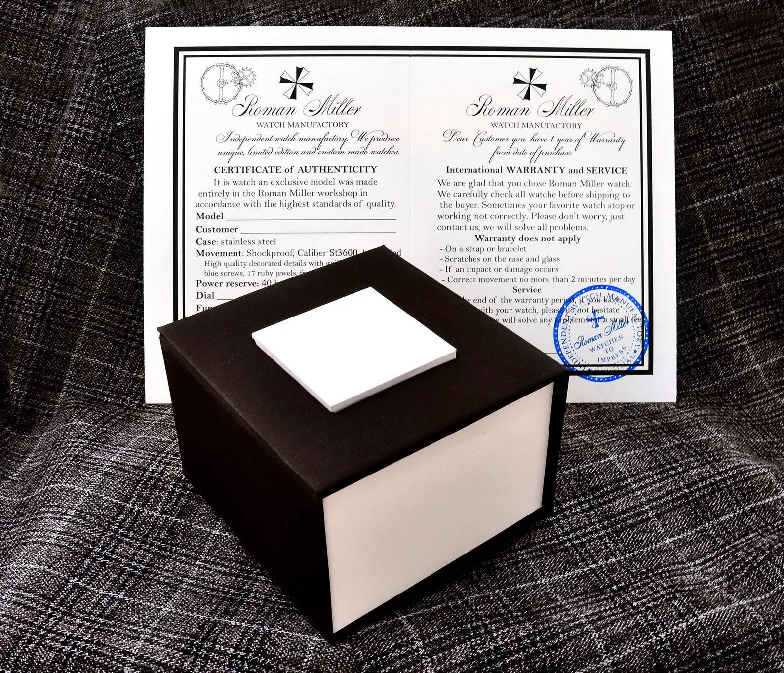 Master Mason Blue Lodge Wristwatch - Hidden Symbols Bracelet - Bricks Masons