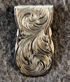 Past Master Blue Lodge Money Clip - Nickel Gold & Blue Square & Compass - Bricks Masons