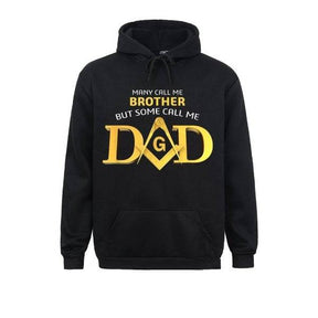 Master Mason Blue Lodge Hoodie - Call Me Dad Square & Compass G (Multiple Colors)