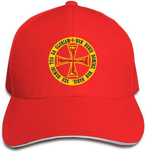 Knights Templar Baseball Cap - (Non nobis Domine, Non nobis) - Bricks Masons