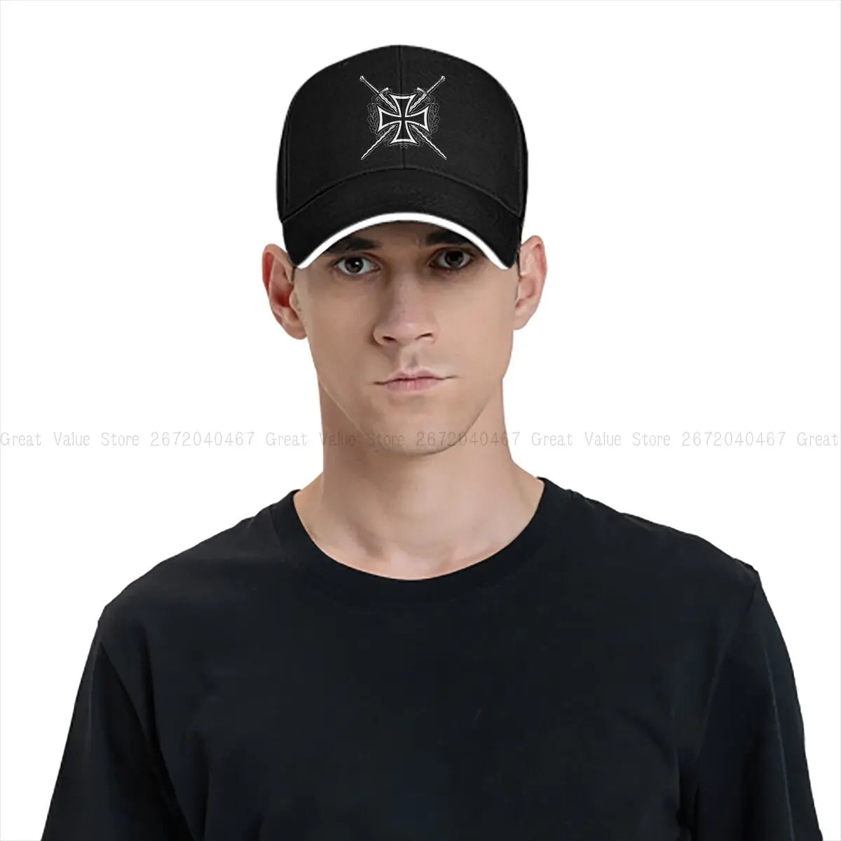 Knights Templar Baseball Cap - Templar Cross - Bricks Masons