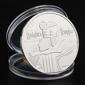 Knights Templar Coin - Crusades Souvenir Commemorative - Bricks Masons