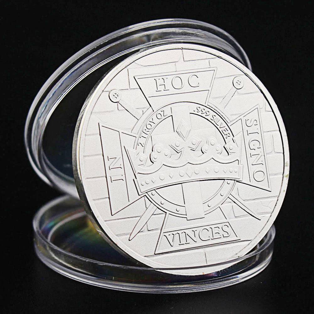 Knights Templar Coin - Crusades Souvenir Commemorative - Bricks Masons