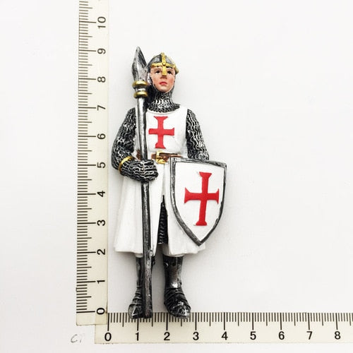 Knights Templar / Order Of Malta / Commandery Refrigerator Magnet - Various Colors - Bricks Masons