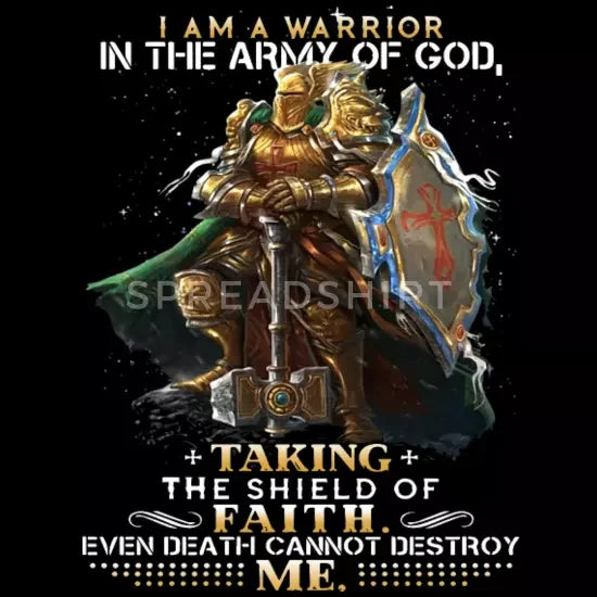 Knights Templar T-shirt - God Army Warrior - Bricks Masons