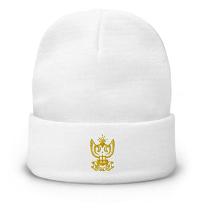 33rd Degree Scottish Rite Beanie - Wings Up Golden Embroidery