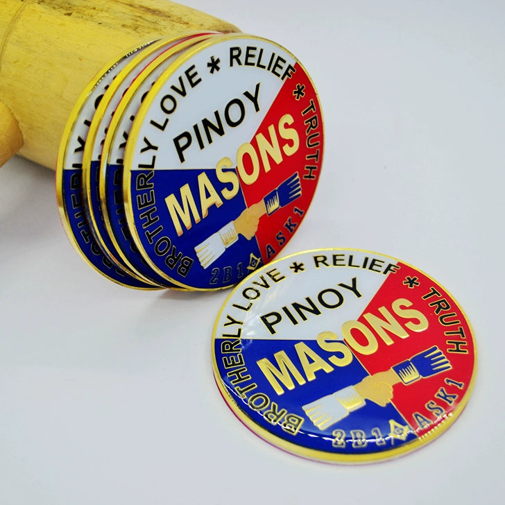 Master Mason Blue Lodge Car Emblem - Pinoy Masons 2B1ASK1 Philippines - Bricks Masons