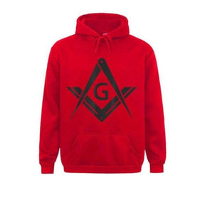 Master Mason Blue Lodge Hoodie - Square & Compass G (Various Colors) - Bricks Masons