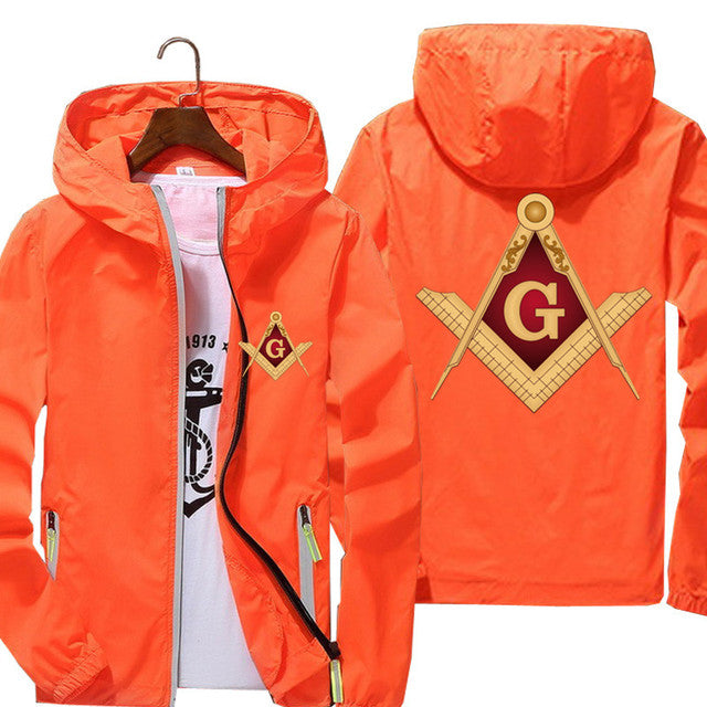Master Mason Blue Lodge Jacket - Square & Compass G (Multiple Colors) - Bricks Masons