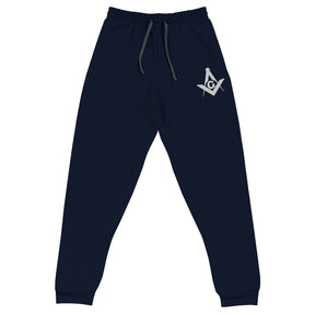 Master Mason Blue Lodge Jogger - Square and Compass G Embroidery - Bricks Masons