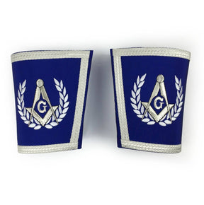 Master Mason Blue Lodge Regalia Set - Royal Blue & Silver - Bricks Masons
