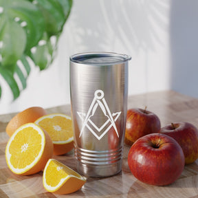 Master Mason Blue Lodge Ringneck Tumbler - Various Colors Square & Compass - Bricks Masons