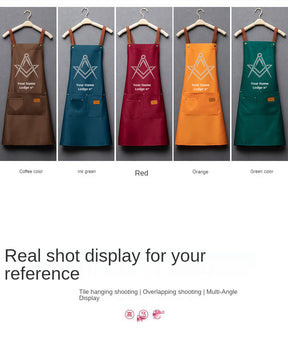 Master Mason Blue Lodge Work Apron - Various Colors - Bricks Masons