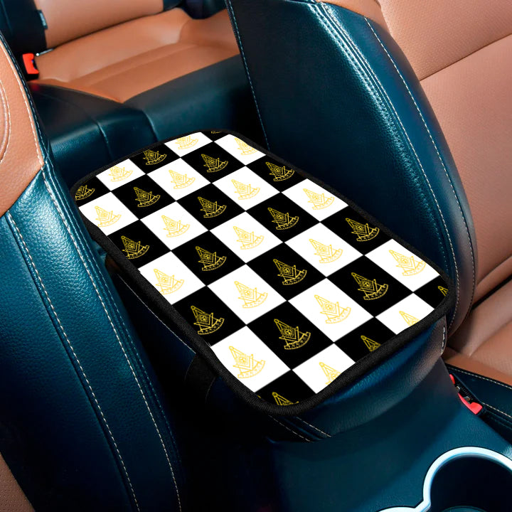 Past Master Blue Lodge California Regulation Car Armrest - Various Sizes - Bricks Masons