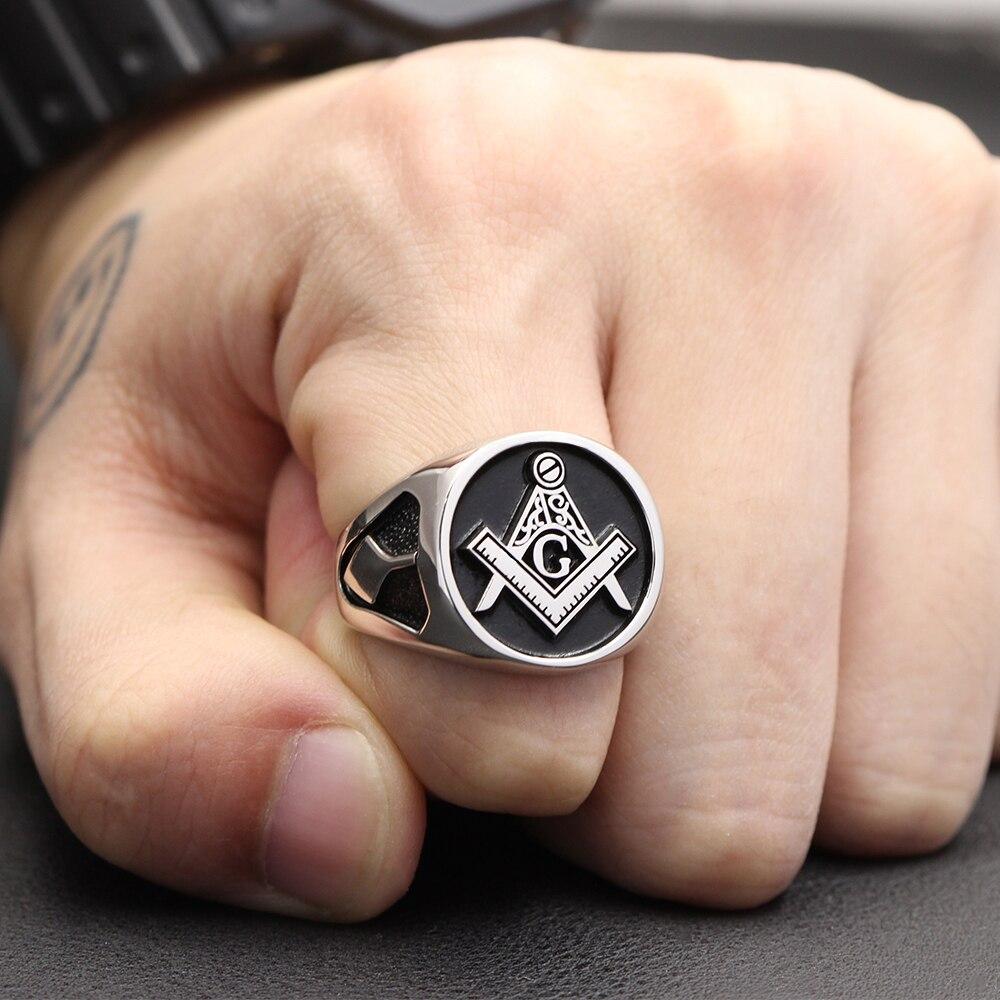 Apprentice Blue Lodge Ring - Entered Sterling Silver