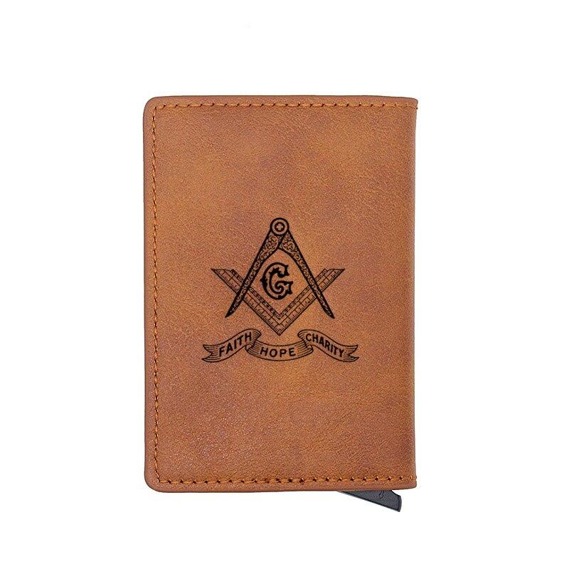 Master Mason Blue Lodge Wallet - With Credit Card Holder (4 colors)