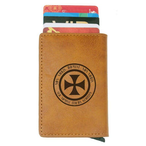 Knights Templar Commandery Wallet - Credit Card Holder (4 colors)