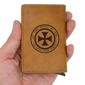 Knights Templar Commandery Wallet - Credit Card Holder (4 colors)