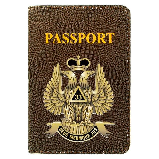 33rd Degree Scottish Rite Wallet - Passport & Credit Card Holder