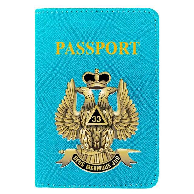 33rd Degree Scottish Rite Wallet - Passport & Credit Card Holder