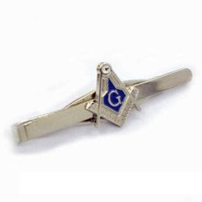 Master Mason Blue Lodge Tie Bar - Golden Square and Compass G