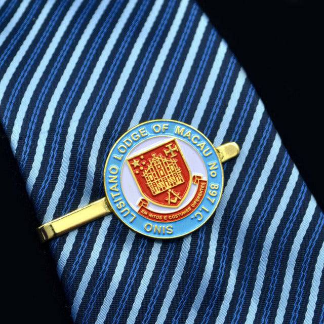 Master Mason Blue Lodge Tie Bar - Sino Lusitano Lodge of Macau No. 897