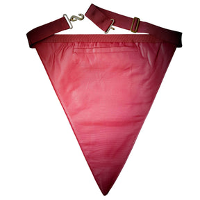 Royal & Select Masters Apron - Maroon - Bricks Masons