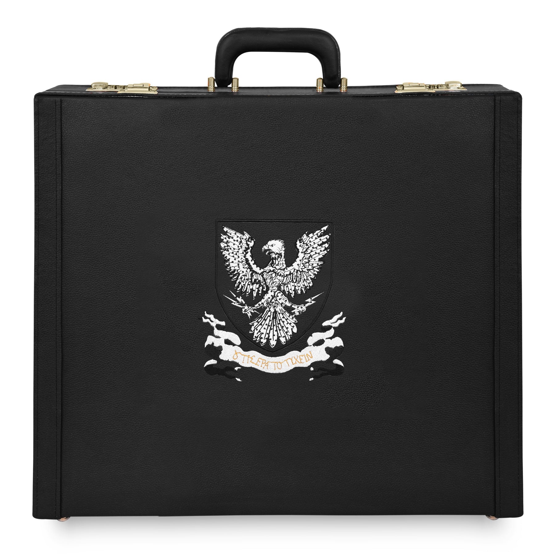 Scottish Rite Apron Case - White Emblem Machine Embroidery Personalization Various Sizes & Materials - Bricks Masons