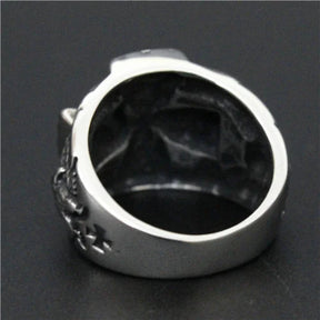 Scottish Rite Ring - Double Head Eagle 316L Stainless Steel - Bricks Masons