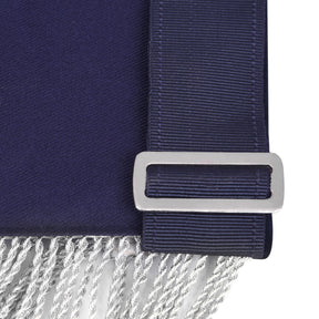Senior Warden Blue Lodge Officer Apron - Dark Blue With Silver Hand Embroidery Bullion - Bricks Masons