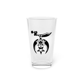 Shriners Pint Glass - 16oz - Bricks Masons