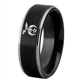 Shriners Ring - High Quality Tungsten Personalizable - Bricks Masons