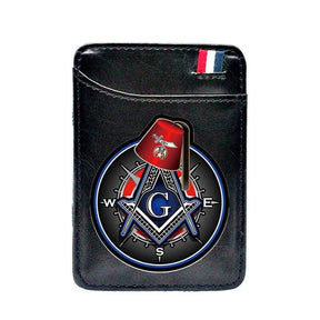 Shriners Wallet - Credit Card Holder - Bricks Masons