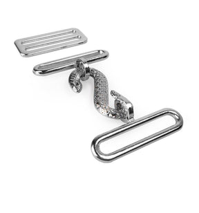 Universal Apron Belt Accessory - Silver/Gold Snake Set - Bricks Masons