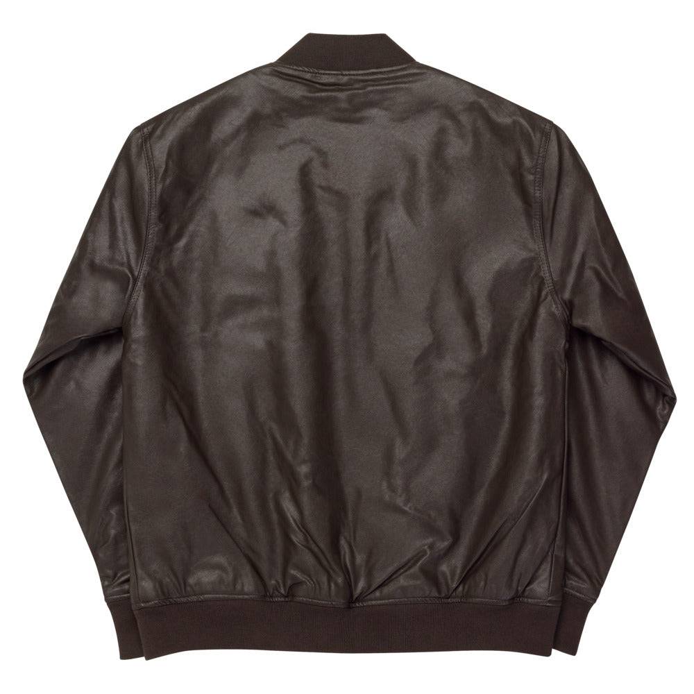 Widows Sons Jacket - Leather Golden Embroidery - Bricks Masons