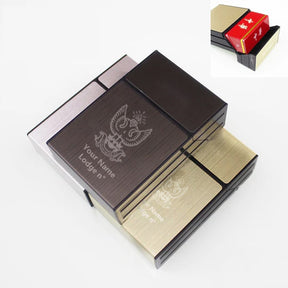 33rd Degree Scottish Rite Cigarette Case - Wings Up Various Colors - Bricks Masons