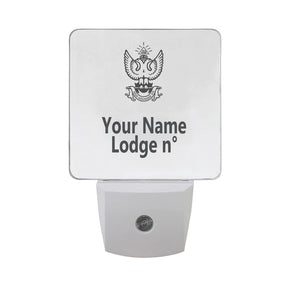 33rd Degree Scottish Rite LED Sign - Wings Up 2 Pieces Plug-in - Bricks Masons