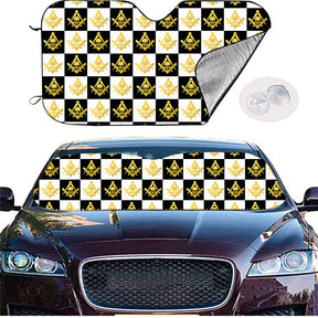 Widows Sons Windshield Cover - (Gold/White) - Bricks Masons