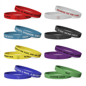 Grand Master Blue Lodge Bracelet - Various Silicone Colors - Bricks Masons