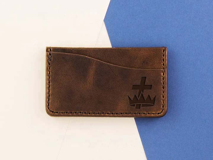 Knights Templar Wallet - Dark Brown - Bricks Masons