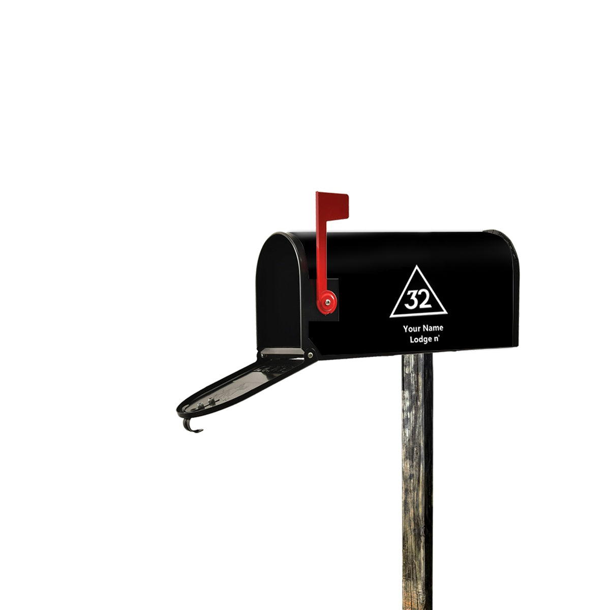 32nd Degree Scottish Rite Mailbox Cover - Magnetic & Waterproof - Bricks Masons