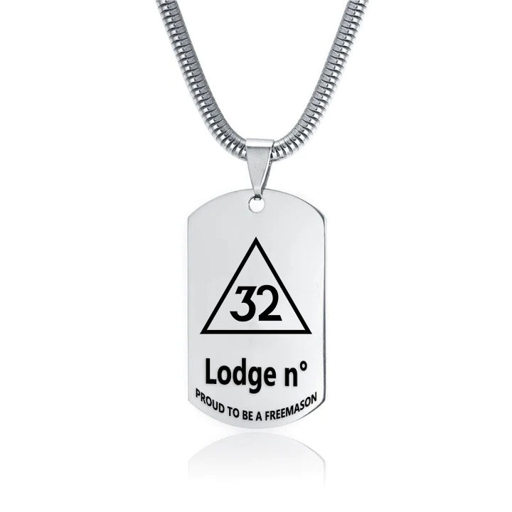 32nd Degree Scottish Rite Necklace - (Various Colors) - Bricks Masons
