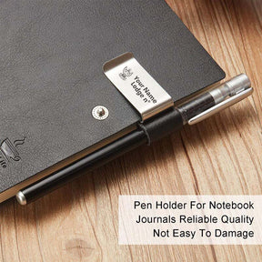 33rd Degree Scottish Rite Pen Holder - Wings Up Black & Brown Leather - Bricks Masons